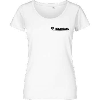Tomason - Logo Girlshirt weiss