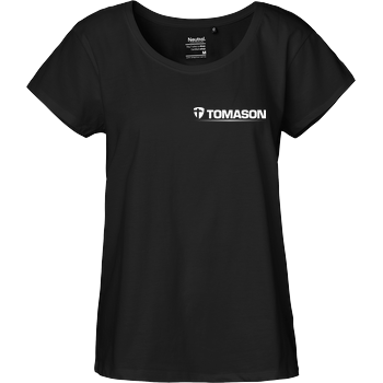 Tomason - Logo Fairtrade Loose Fit Girlie - black