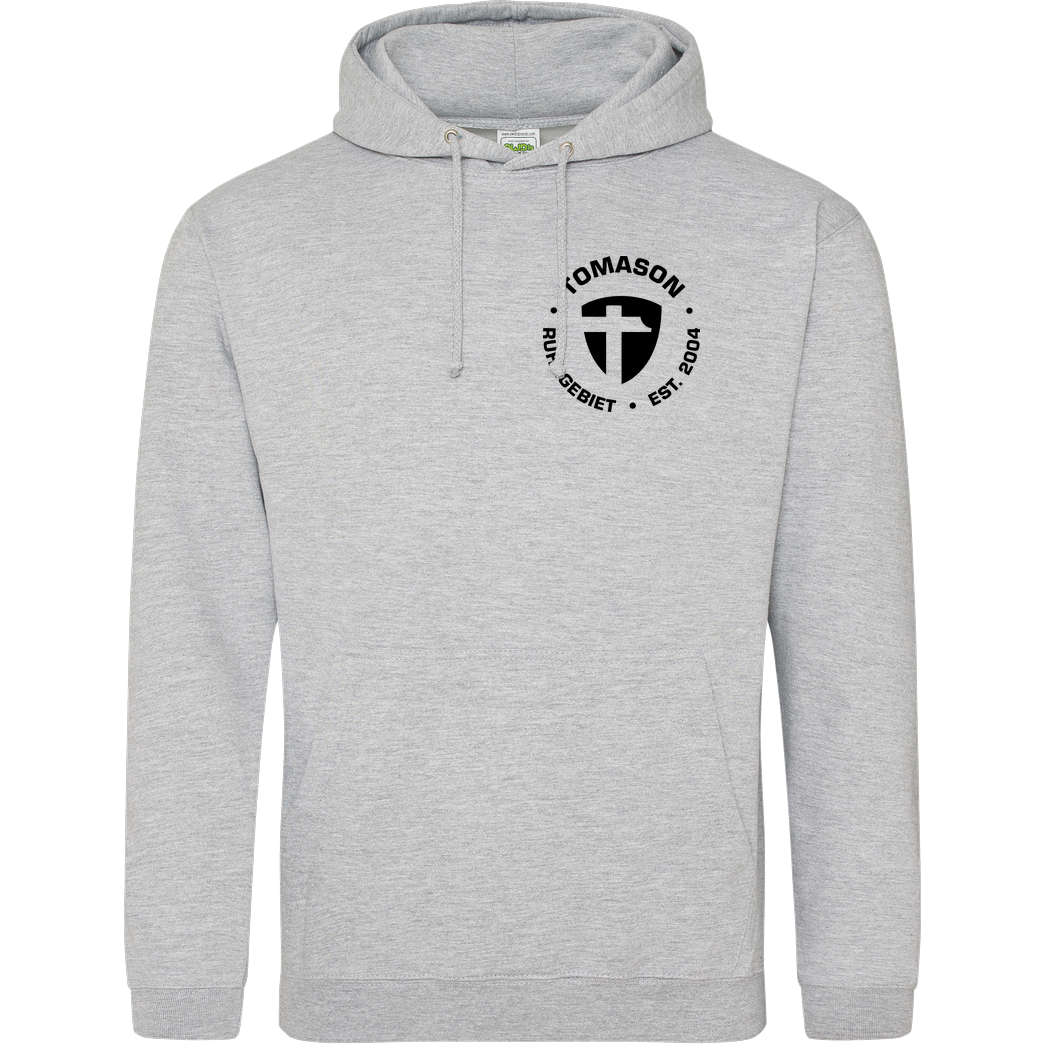 Tomason Tomason - Logo rund Sweatshirt JH Hoodie - Heather Grey
