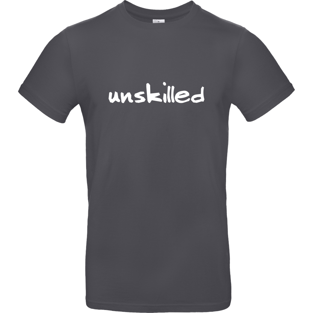 None Unskilled T-Shirt B&C EXACT 190 - Dark Grey