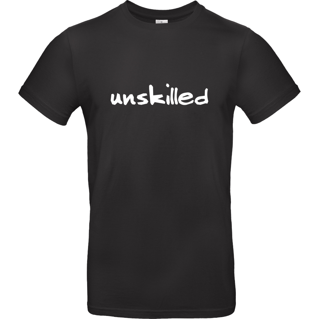 None Unskilled T-Shirt B&C EXACT 190 - Black