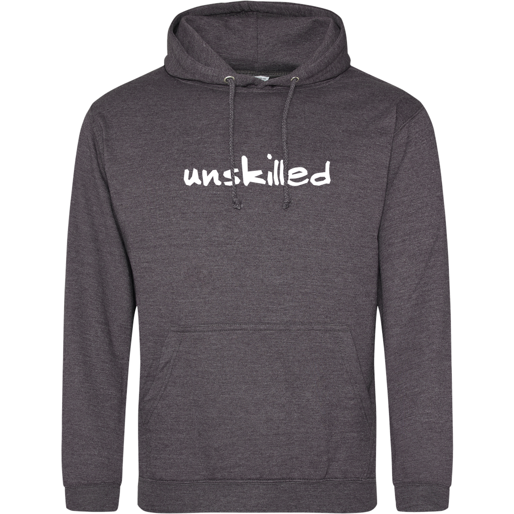 None Unskilled Sweatshirt JH Hoodie - Dark heather grey