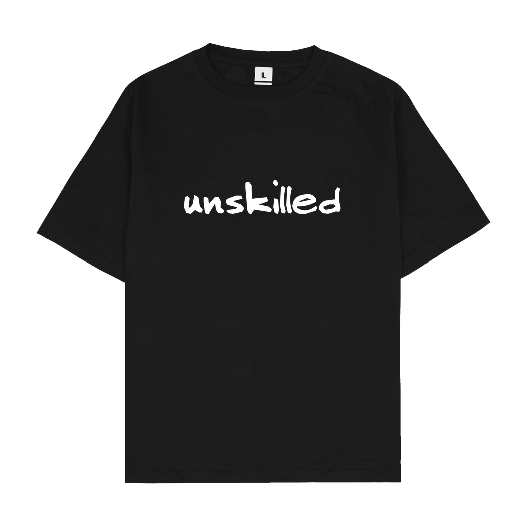 None Unskilled T-Shirt Oversize T-Shirt - Black