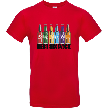 veKtik - Best Six Pack B&C EXACT 190 - Red