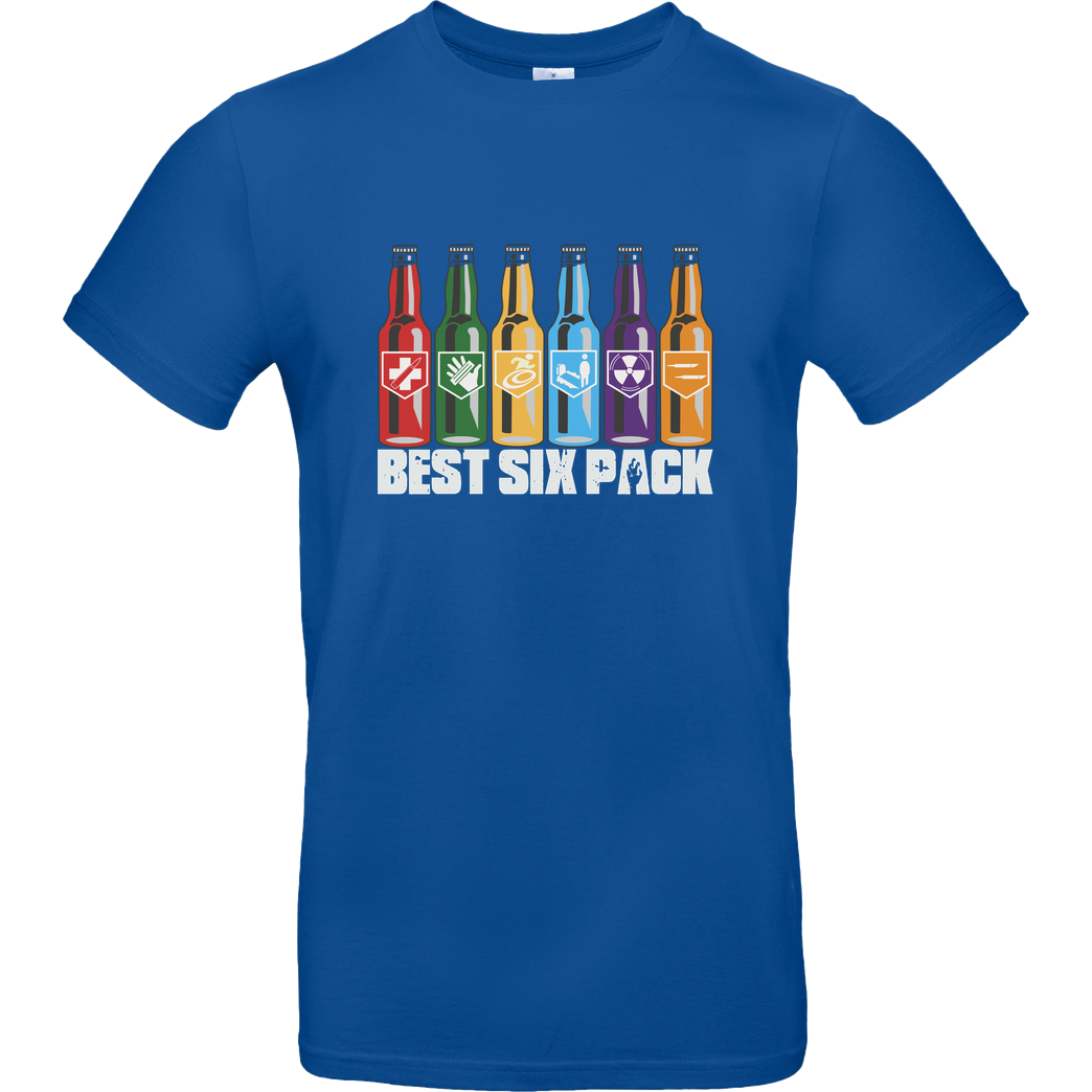 veKtik veKtik - Best Six Pack T-Shirt B&C EXACT 190 - Royal Blue