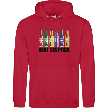 veKtik - Best Six Pack JH Hoodie - red
