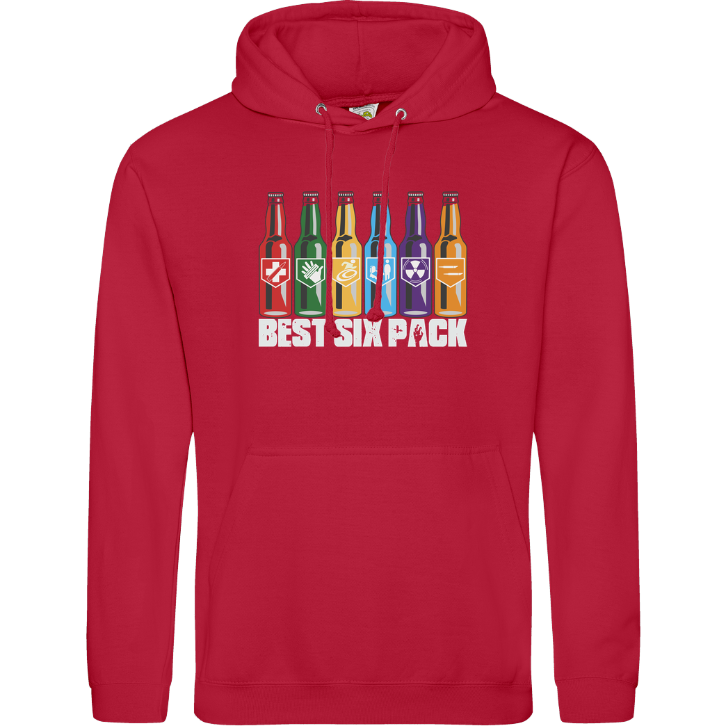 veKtik veKtik - Best Six Pack Sweatshirt JH Hoodie - red