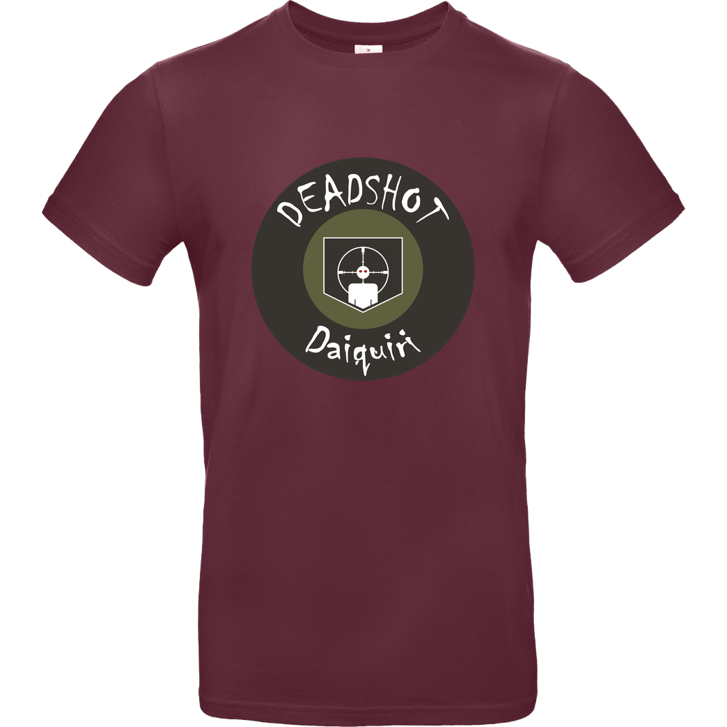 veKtik veKtik - Deadshot Daiquiri T-Shirt B&C EXACT 190 - Burgundy
