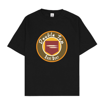 veKtik - Double Tap Root Beer Oversize T-Shirt - Black