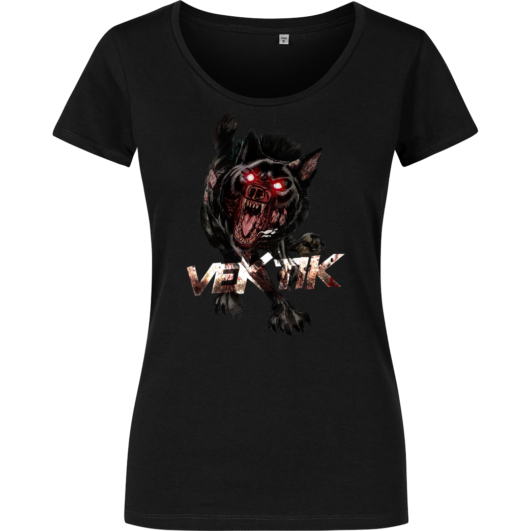 veKtik veKtik - Hellhound T-Shirt Girlshirt schwarz