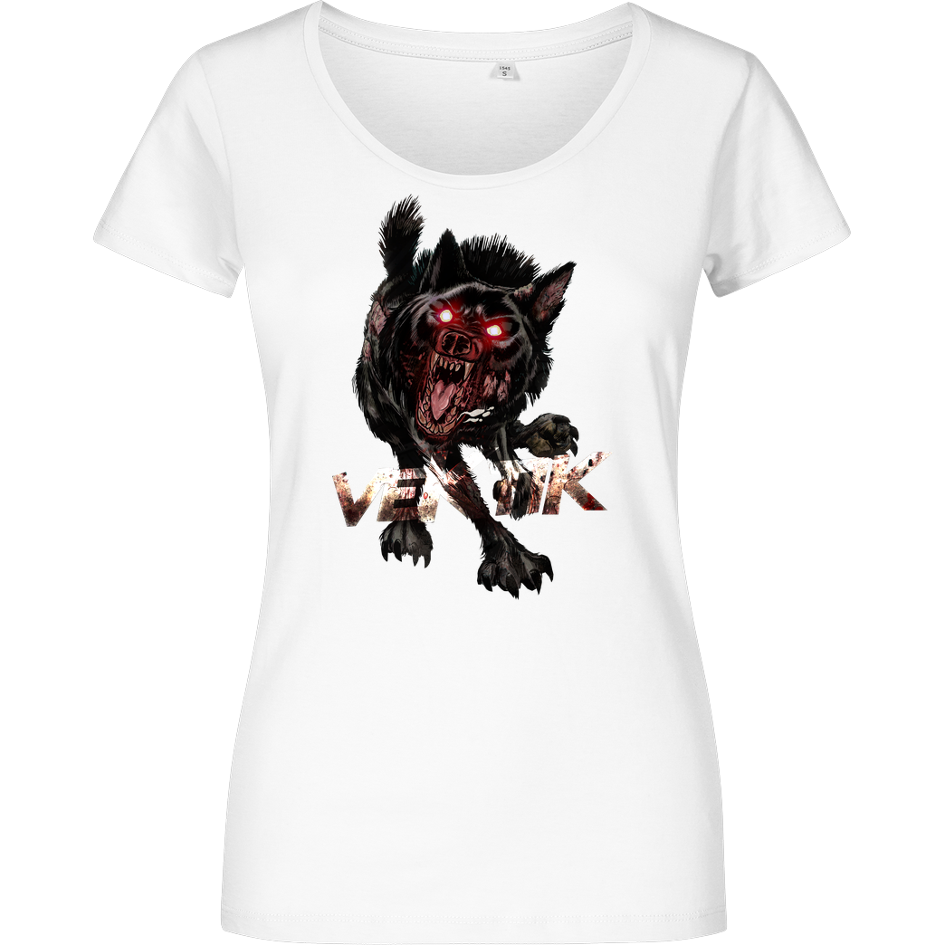 veKtik veKtik - Hellhound T-Shirt Girlshirt weiss