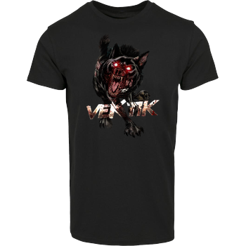 veKtik - Hellhound House Brand T-Shirt - Black