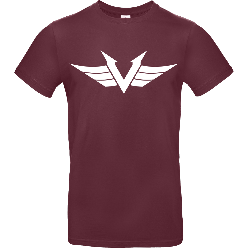 veKtik Vektik - Logo T-Shirt B&C EXACT 190 - Burgundy