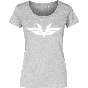 Vektik - Logo Girlshirt heather grey