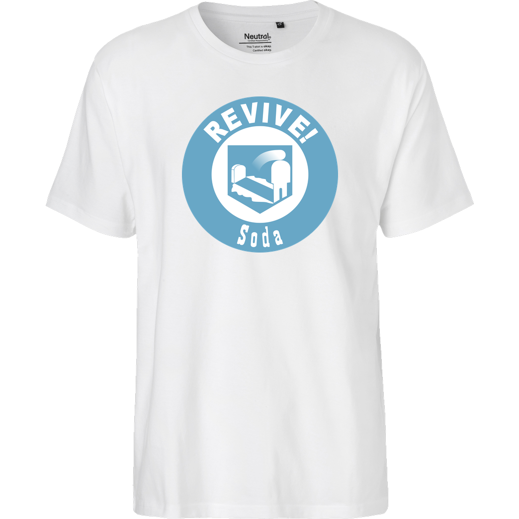 veKtik veKtik - Revive! Soda T-Shirt Fairtrade T-Shirt - white