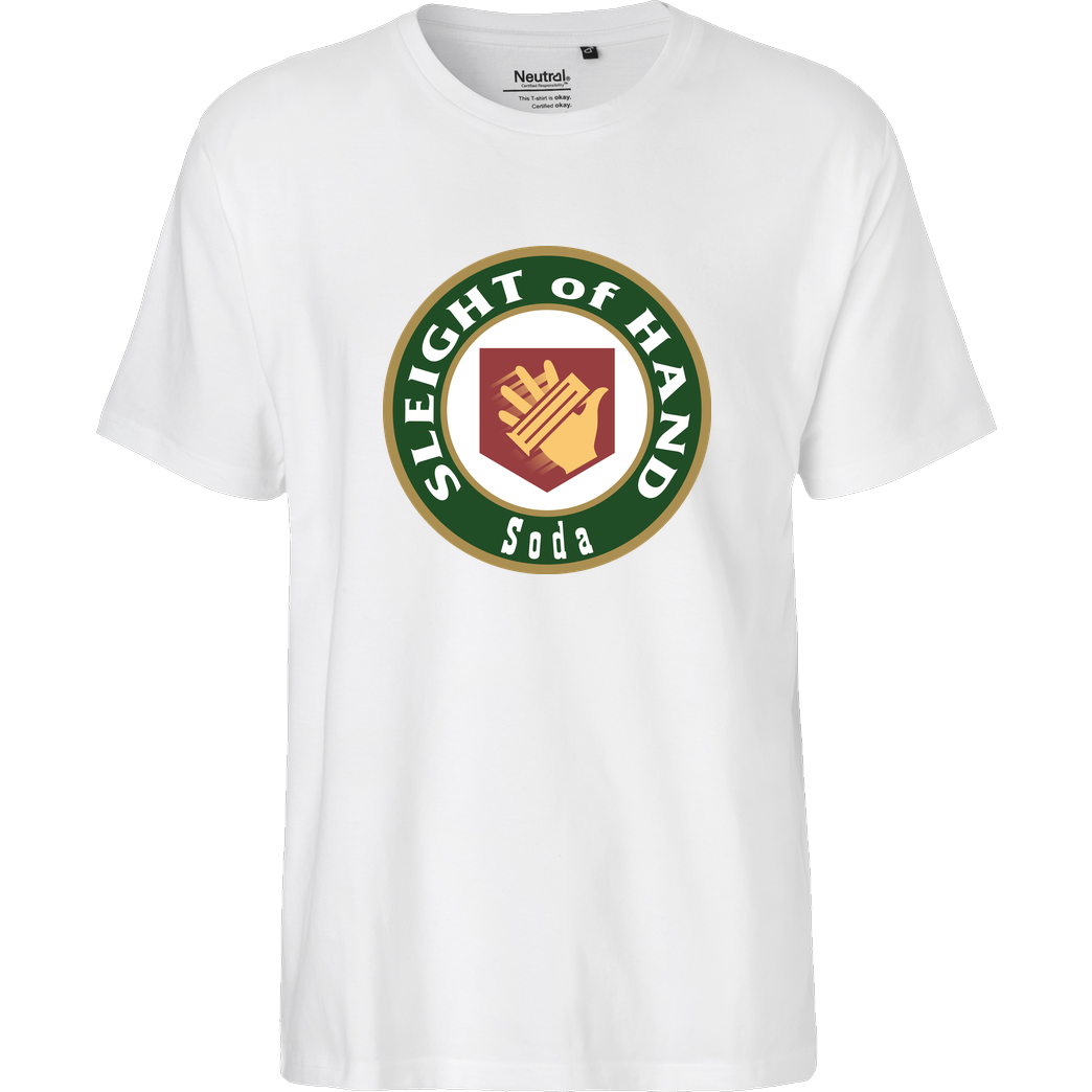 veKtik veKtik - Sleight of Hand Soda T-Shirt Fairtrade T-Shirt - white