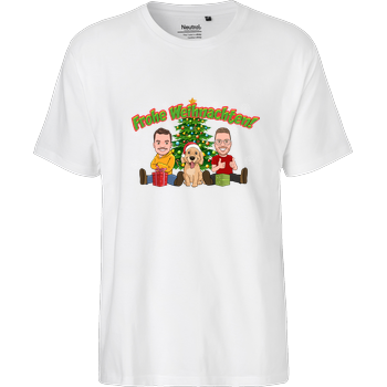 WASWIR - Weihnachten Fairtrade T-Shirt - white