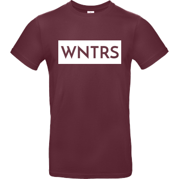 WNTRS - Punched Out Logo B&C EXACT 190 - Burgundy