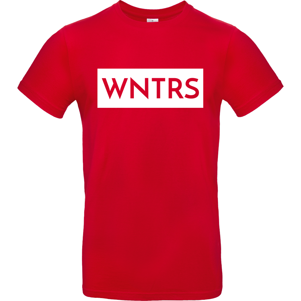 WNTRS WNTRS - Punched Out Logo T-Shirt B&C EXACT 190 - Red