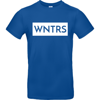 WNTRS - Punched Out Logo B&C EXACT 190 - Royal Blue