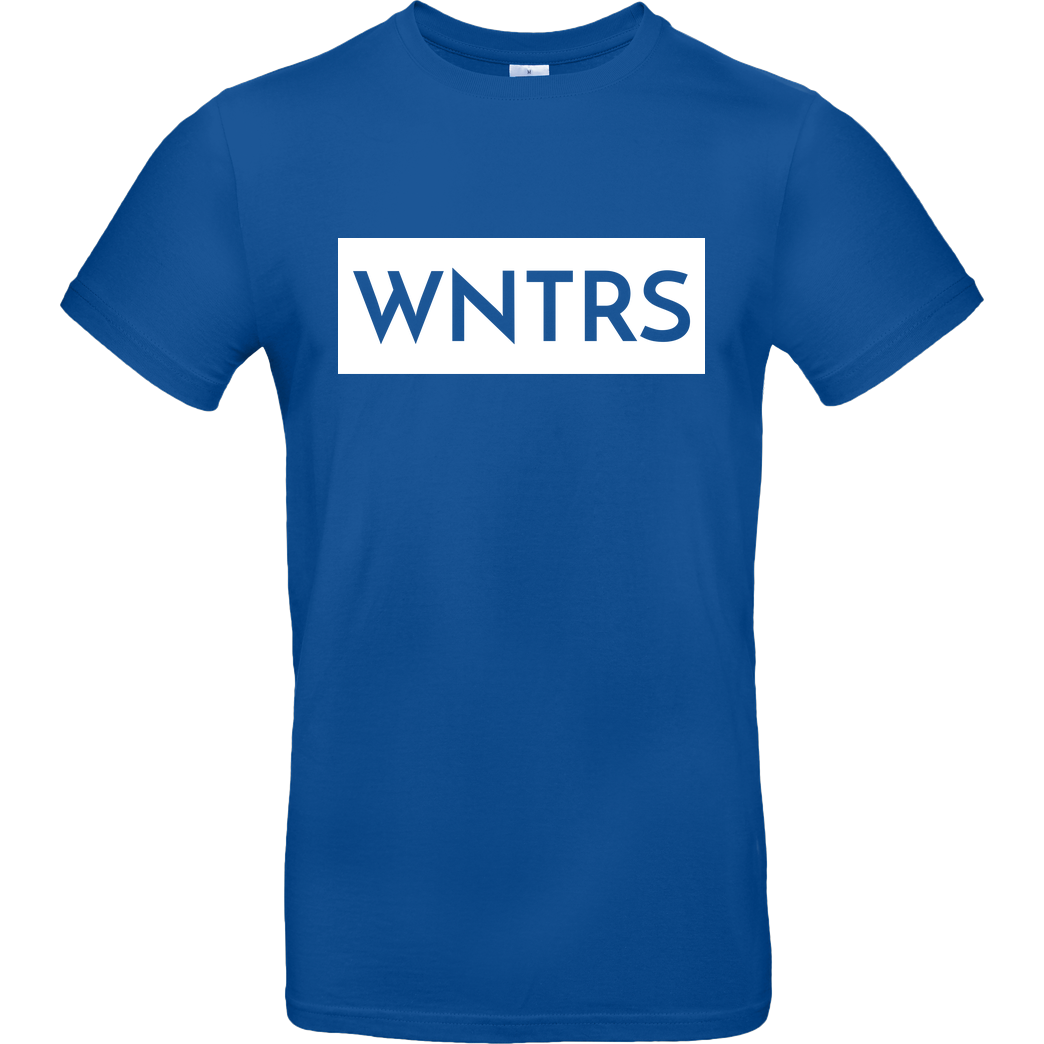 WNTRS WNTRS - Punched Out Logo T-Shirt B&C EXACT 190 - Royal Blue