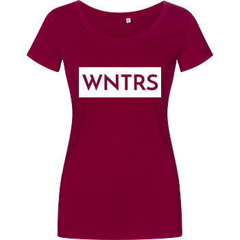 WNTRS - Punched Out Logo Girlshirt berry