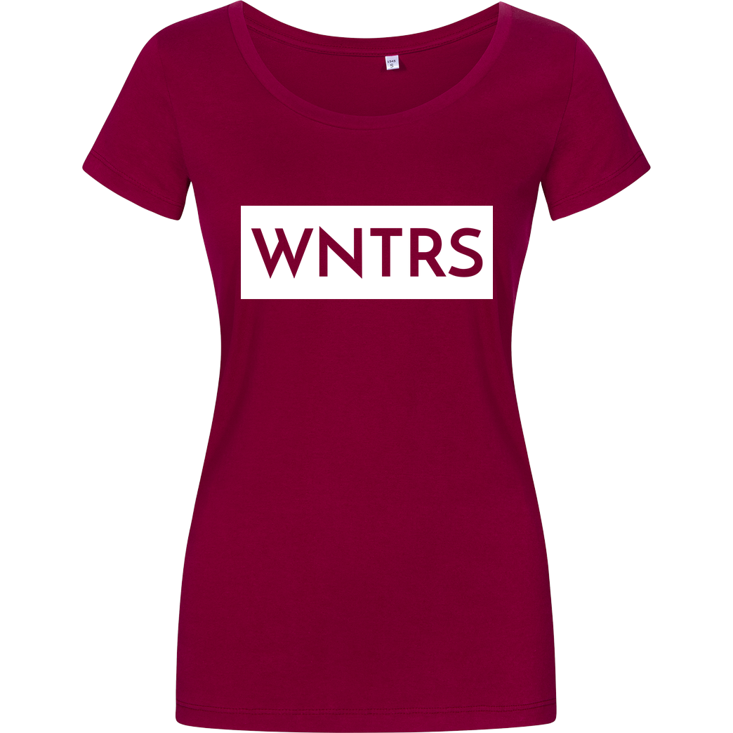 WNTRS WNTRS - Punched Out Logo T-Shirt Girlshirt berry