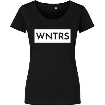 WNTRS - Punched Out Logo Girlshirt schwarz