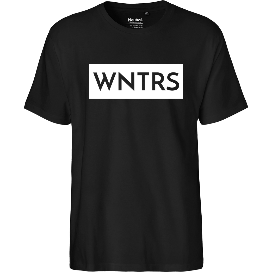 WNTRS WNTRS - Punched Out Logo T-Shirt Fairtrade T-Shirt - black