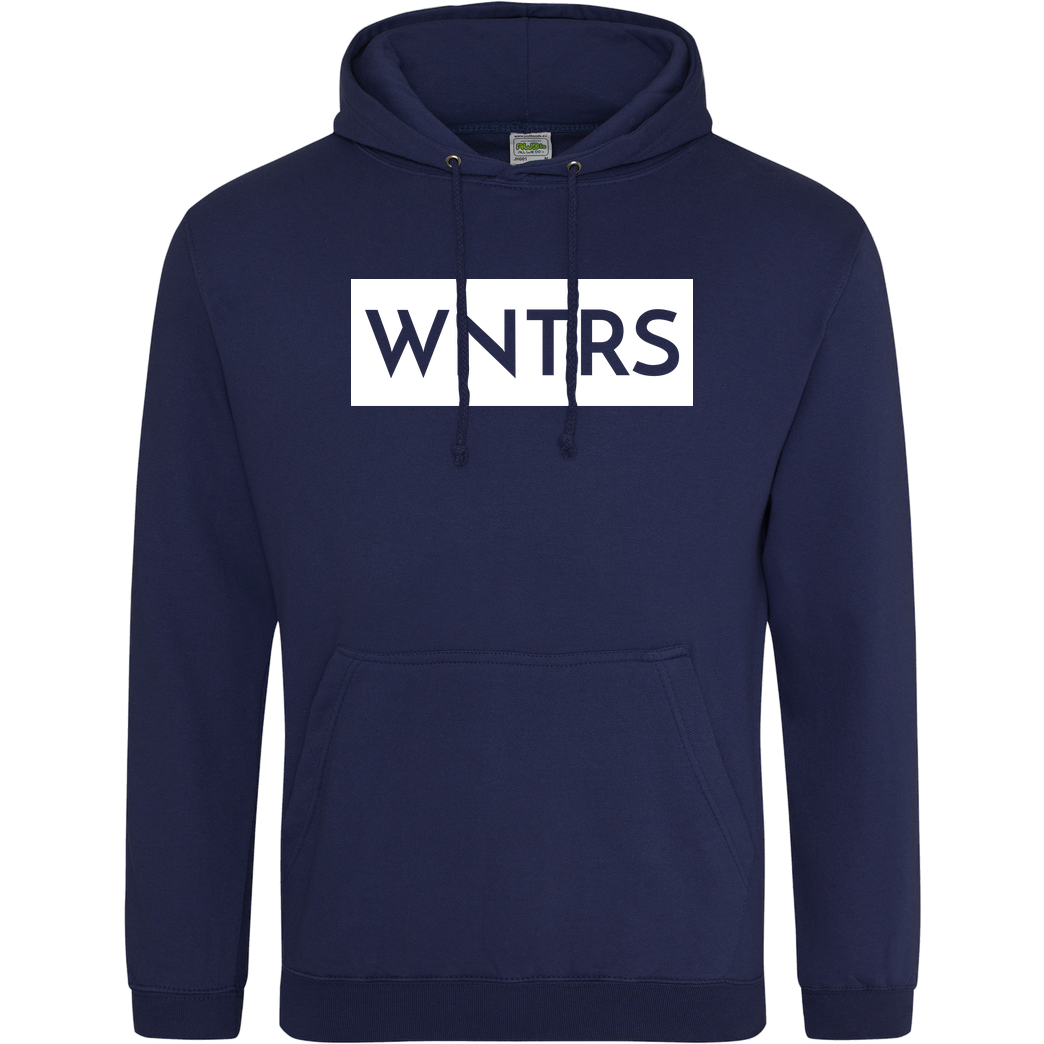 WNTRS WNTRS - Punched Out Logo Sweatshirt JH Hoodie - Navy