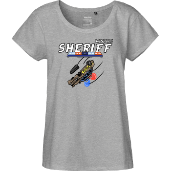 WNTRS - Sheriff Car Fairtrade Loose Fit Girlie - heather grey