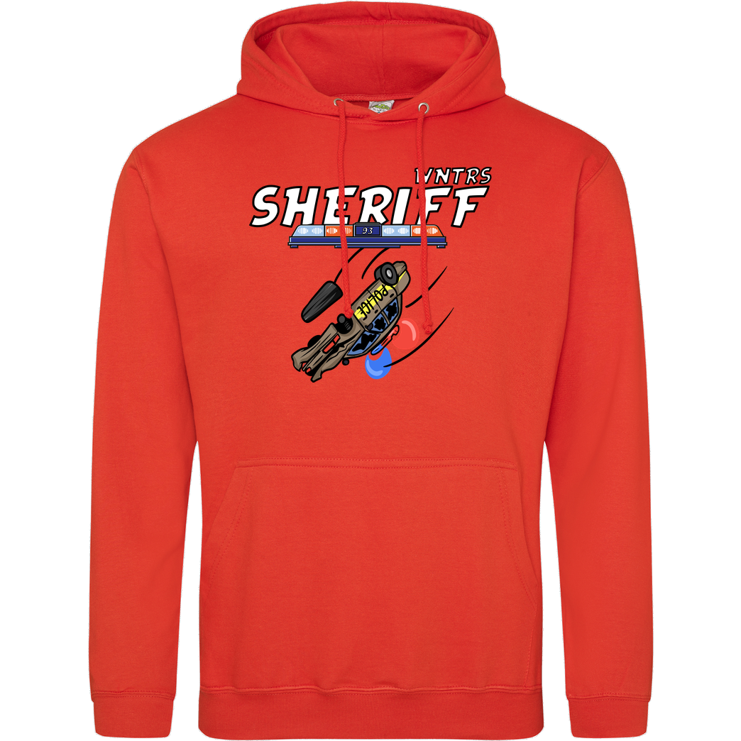 WNTRS WNTRS - Sheriff Car Sweatshirt JH Hoodie - Orange