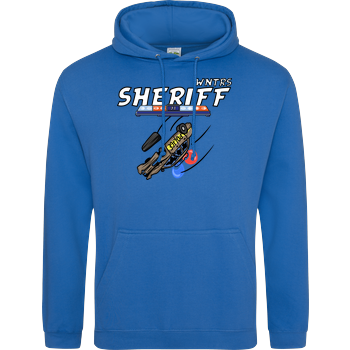 WNTRS - Sheriff Car JH Hoodie - Sapphire Blue
