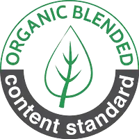 Textile contains a blend of at least 5% certified organic cotton.